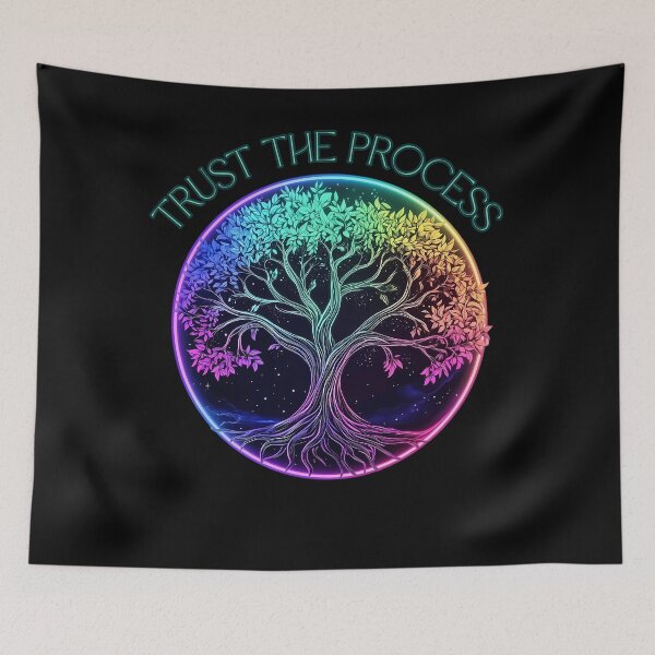 Item preview, Rainbow Tree of Life Trust the Process  designed and sold by Lisa Pearlman.