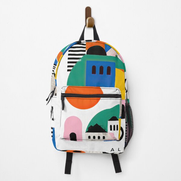 Item preview, Colorful geometric illustration of Gjirokaster, Albania, featuri designed and sold by ckybe.