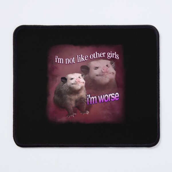 Item preview, I'M Not Like Other Girls I'M Worse Possum Word Art designed and sold by gregorydaisy.