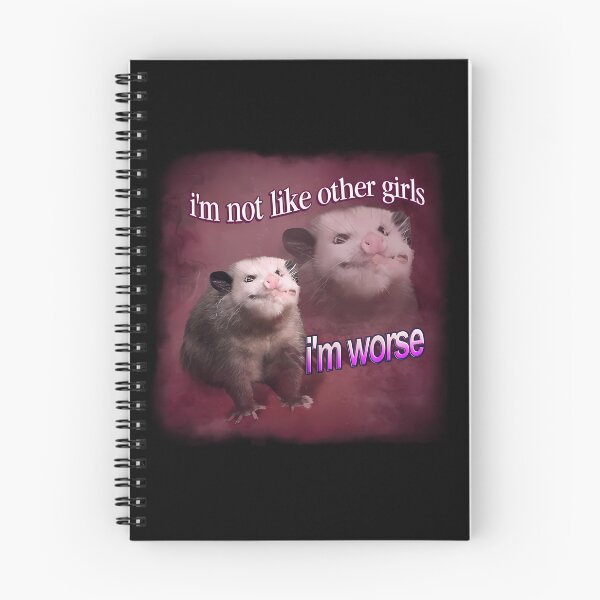 Item preview, I'M Not Like Other Girls I'M Worse Possum Word Art designed and sold by gregorydaisy.