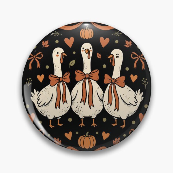 Item preview, Fall Geese Autumn Pumpkins designed and sold by dudelinart.