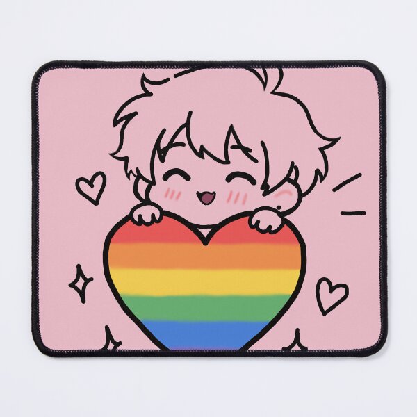 Item preview, Same Love, Different Bodies, Equal – Cute Pride Chibi Pink designed and sold by Casetoon.