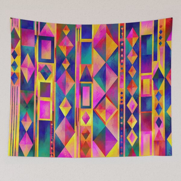 Item preview, Geometric dreamscape in color designed and sold by Sigtrix.