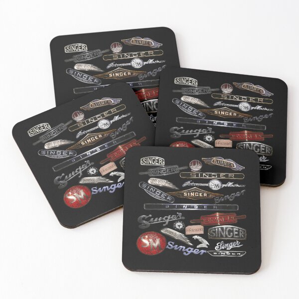 Item preview, Car Singer Logo Radiator Badge Pattern designed and sold by RyanGreulich.