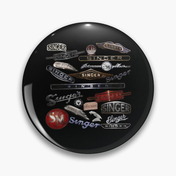 Item preview, Car Singer Logo Radiator Badge Pattern designed and sold by RyanGreulich.