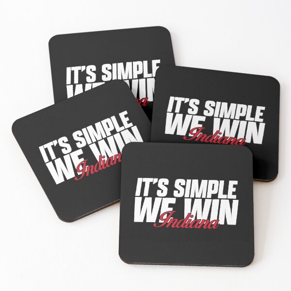 Item preview, It’s Simple We Win Indiana  Football designed and sold by IreneMeyerr.