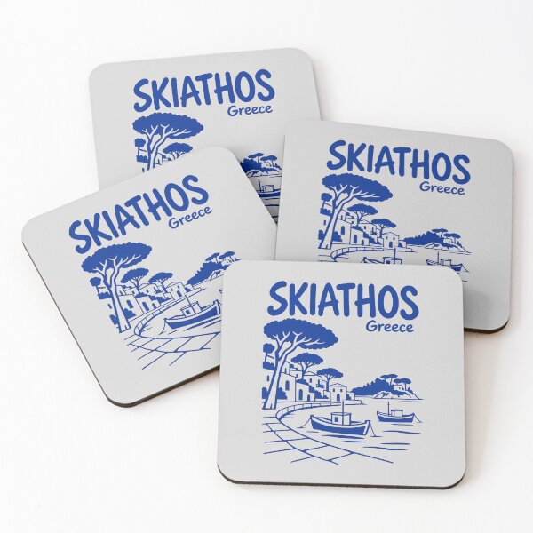 Item preview, Skiathos Greece Harbor and Pine Coast designed and sold by MavtM.