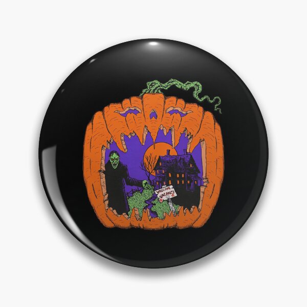 Item preview, Pumpkin Haunted House Vampire designed and sold by Moonifillst.