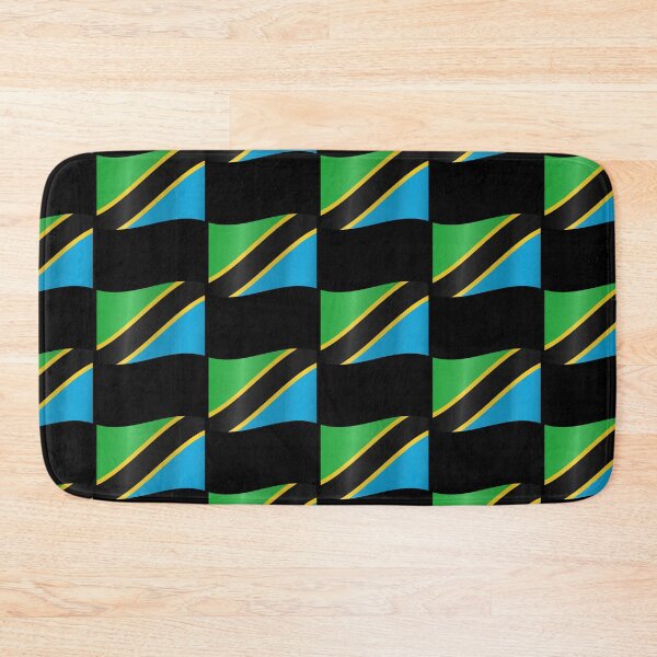Item preview, Tanzanian Waving Flag Tanzania Pride Design designed and sold by yazdogs.