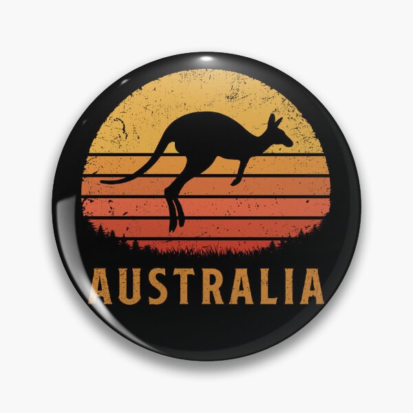 Item preview, Australia Retro Kangaroo designed and sold by TigerTom Design.