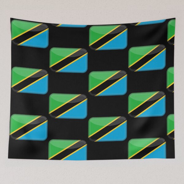 Item preview, Tanzanian 3D Flag Tanzania Pride Design designed and sold by yazdogs.