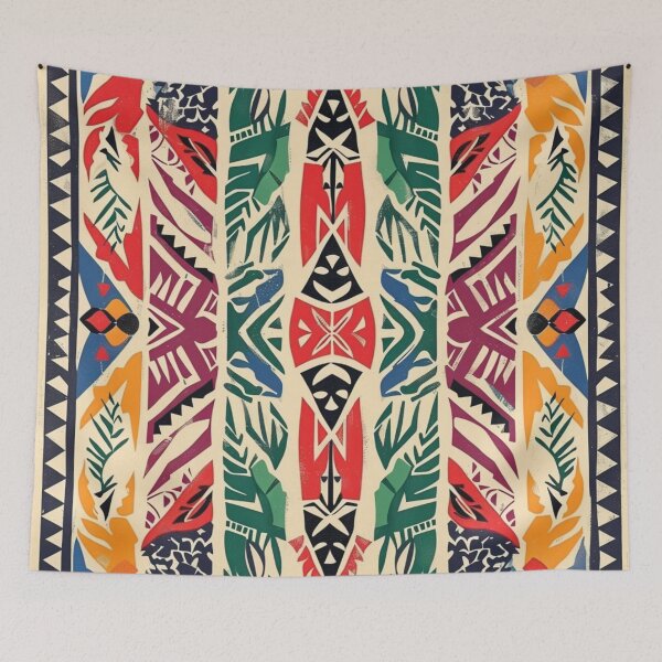 Item preview, Polynesian Mix Tribal Pattern Tonga Design designed and sold by GrinGalore.