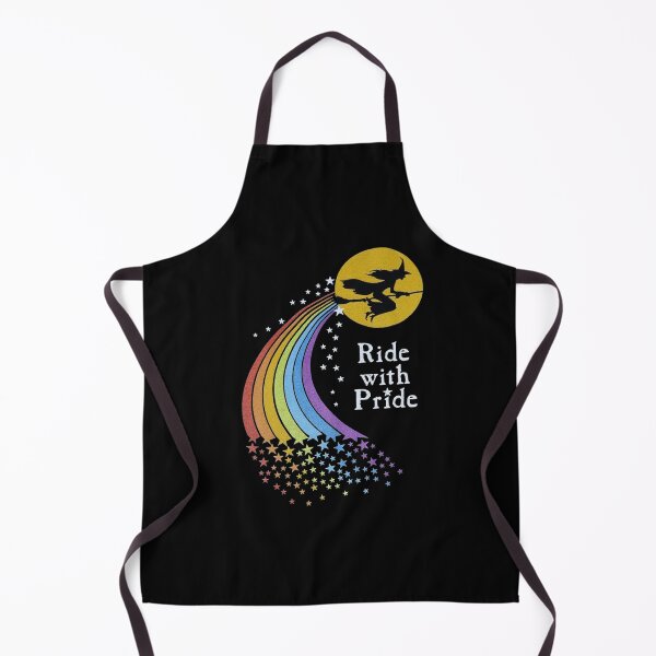 Item preview, Ride With Pride Vintage Witch Rainbow designed and sold by Bohepa.