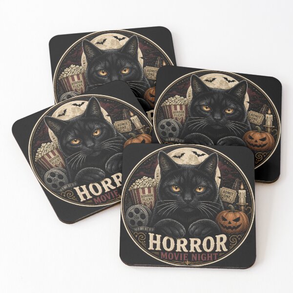 Item preview, Horror Movie Night Retro Halloween Poster Halloween designed and sold by RoyesButler.