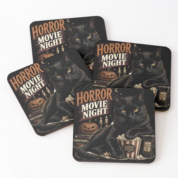 Item preview, Horror Movie Night Gothic Folk Illustration Halloween designed and sold by RoyesButler.