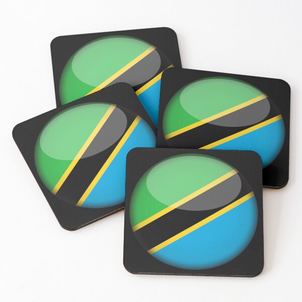 Item preview, Tanzanian 3D Round Flag Tanzania Pride Design designed and sold by yazdogs.