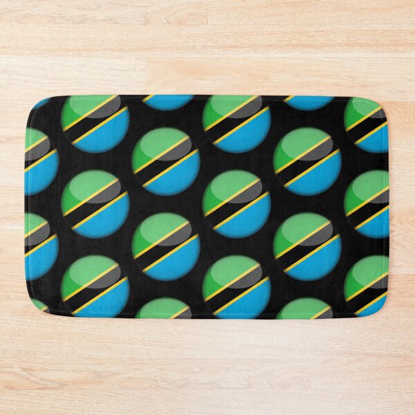 Item preview, Tanzanian 3D Round Flag Tanzania Pride Design designed and sold by yazdogs.
