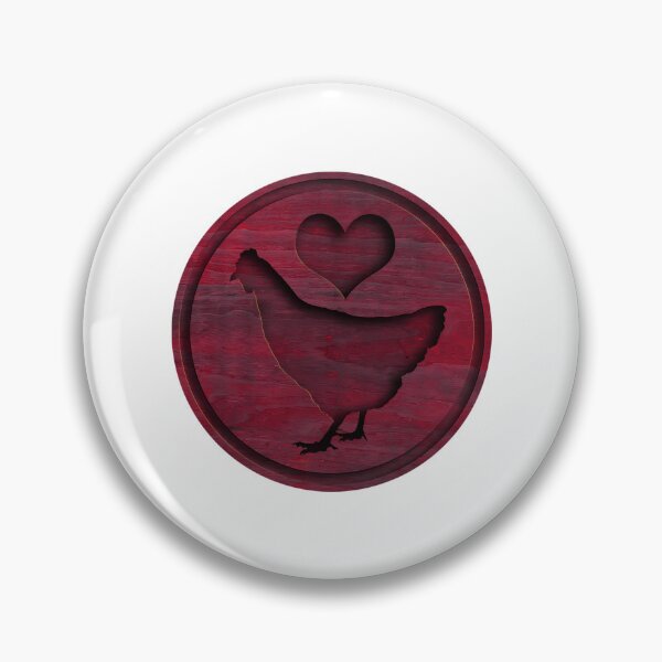 Item preview, Chicken Love Wood Carved Round designed and sold by timberbradbur.