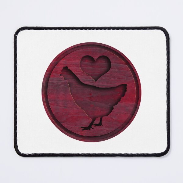 Item preview, Chicken Love Wood Carved Round designed and sold by timberbradbur.