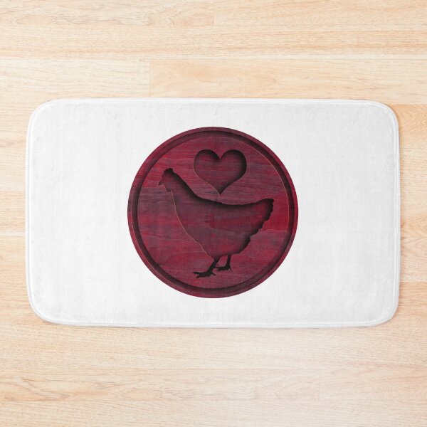 Item preview, Chicken Love Wood Carved Round designed and sold by timberbradbur.