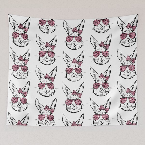 Item preview, Happy Easter Bunny Rabbit Face Funny Easter Day Women Girls designed and sold by familygiftzshop.