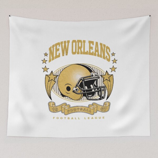 Item preview, Vintage New Orleans Football League Helmet  designed and sold by zanediogo.