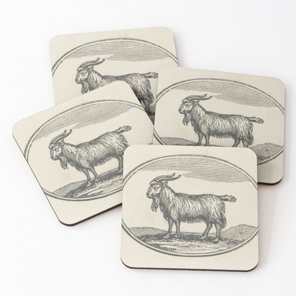 Item preview, Woodcut Goat designed and sold by BlueSpecsStudio.