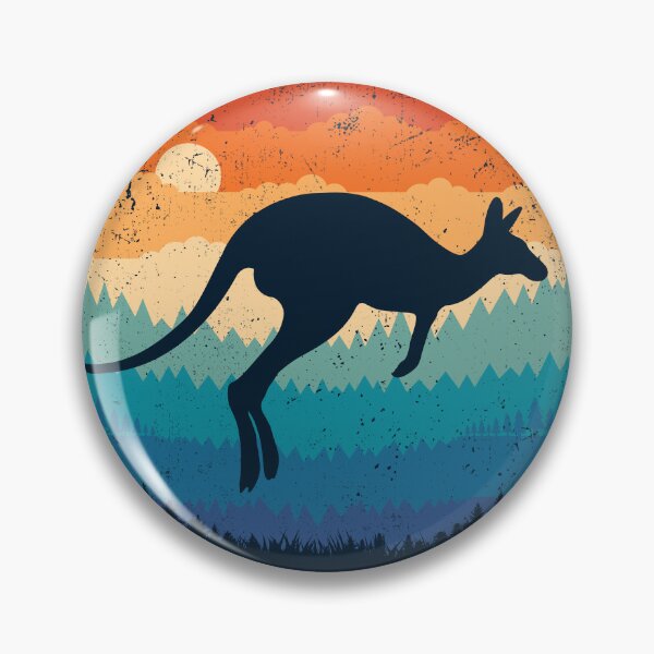 Item preview, Australia Kangaroo Retro designed and sold by TigerTom Design.