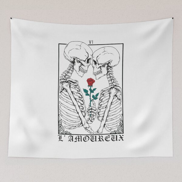Item preview, Skeleton Lovers Tarot Card Death Romance designed and sold by SHYLOACKSTEDT.