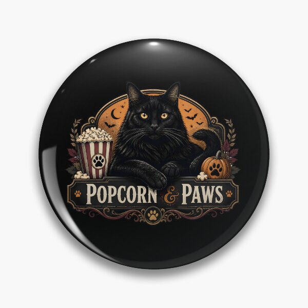 Item preview, Popcorn & Paws Gothic Folk Illustration Halloween designed and sold by RoyesButler.