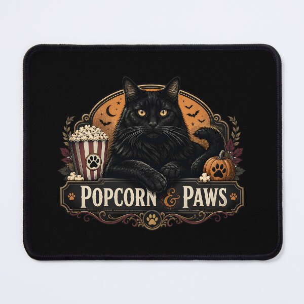 Item preview, Popcorn & Paws Gothic Folk Illustration Halloween designed and sold by RoyesButler.