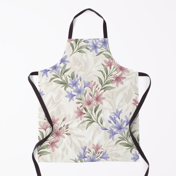 Artikelvorschau, Pastellrosa-lila Lilien-Blumenmuster entworfen und verkauft von hutofdesigns.