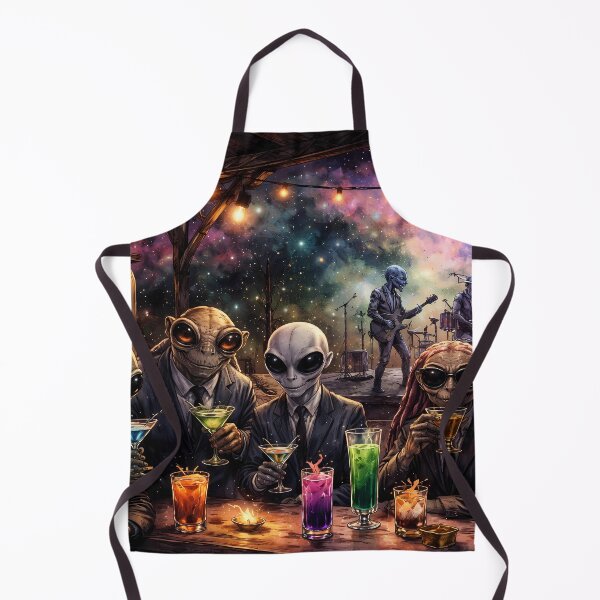 Item preview, Aliens Enjoying Drinks in a Bar designed and sold by cuprum.