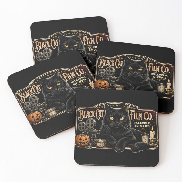 Item preview, Retro Film Cat Retro Halloween Poster Halloween designed and sold by RoyesButler.