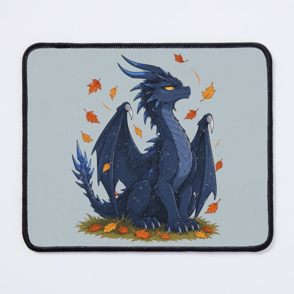 Item preview, Majestic Navy Blue Daggertail Dragon designed and sold by LunarDesignzz.