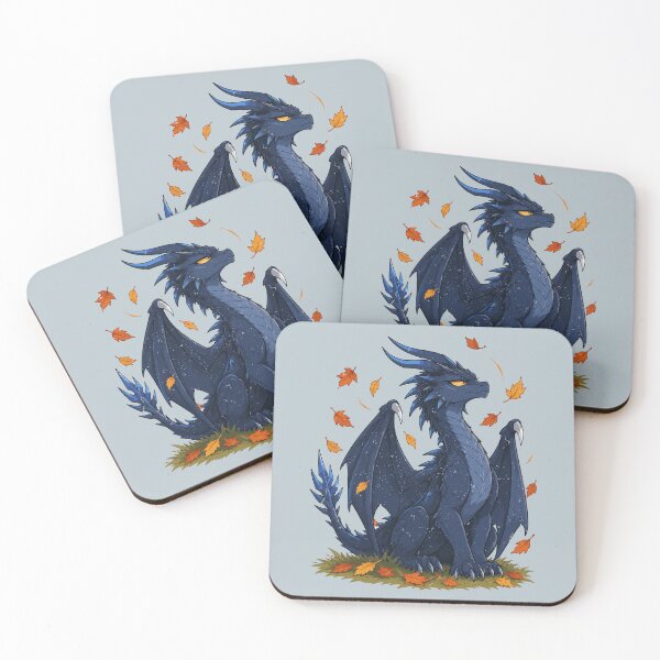 Item preview, Majestic Navy Blue Daggertail Dragon designed and sold by LunarDesignzz.