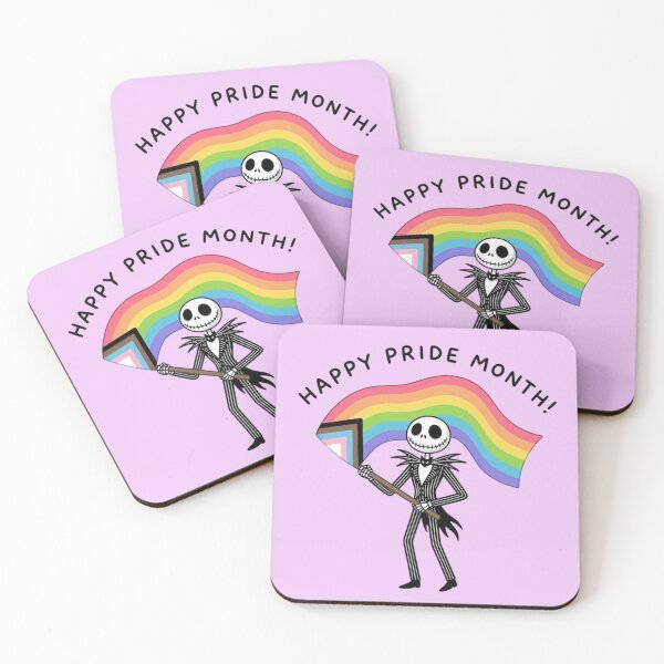 Item preview, Jack Skellington Happy Pride Month designed and sold by Bohepa.