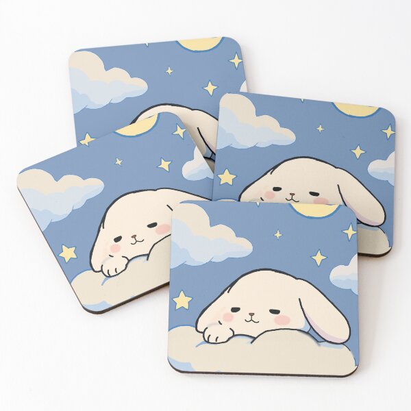 Item preview, Dreaming Under the Moon – Cute Sleepy Bunny designed and sold by Casetoon.