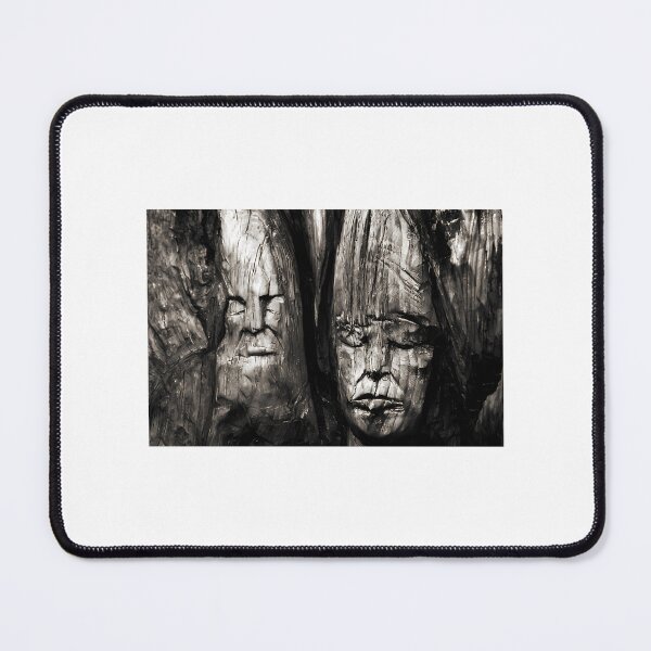 Item preview, Faces Carved Into A Tree Trunk designed and sold by timberbradbur.
