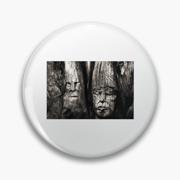 Item preview, Faces Carved Into A Tree Trunk designed and sold by timberbradbur.