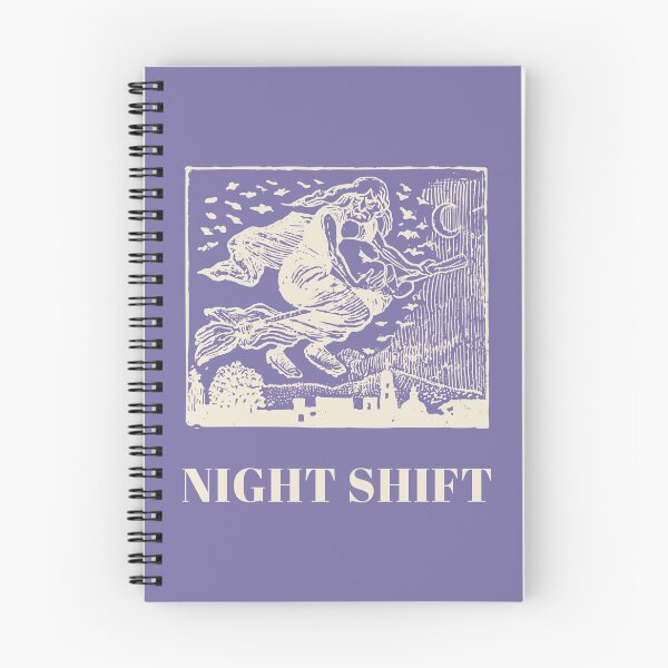 Item preview, Night Shift Witch Broomstick Funny Halloween designed and sold by Patterns 1920.