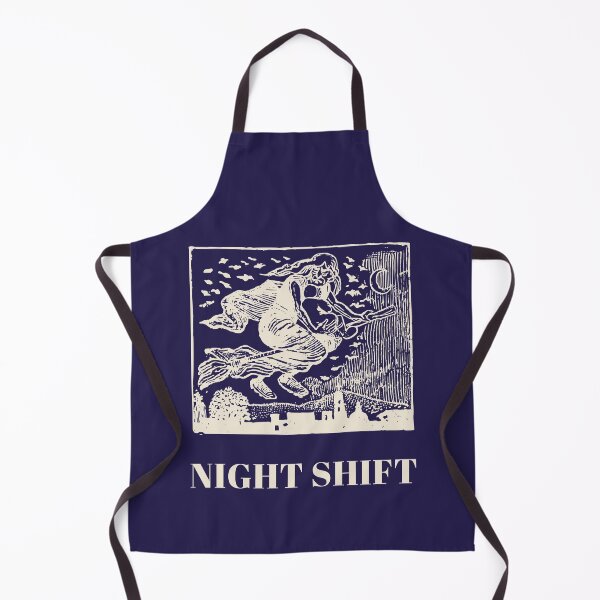 Item preview, Night Shift Witch Broomstick Funny Halloween designed and sold by Patterns 1920.