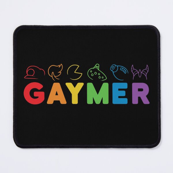 Item preview, Gaymer Retro Video Game Icons Rainbow Pride designed and sold by Bohepa.