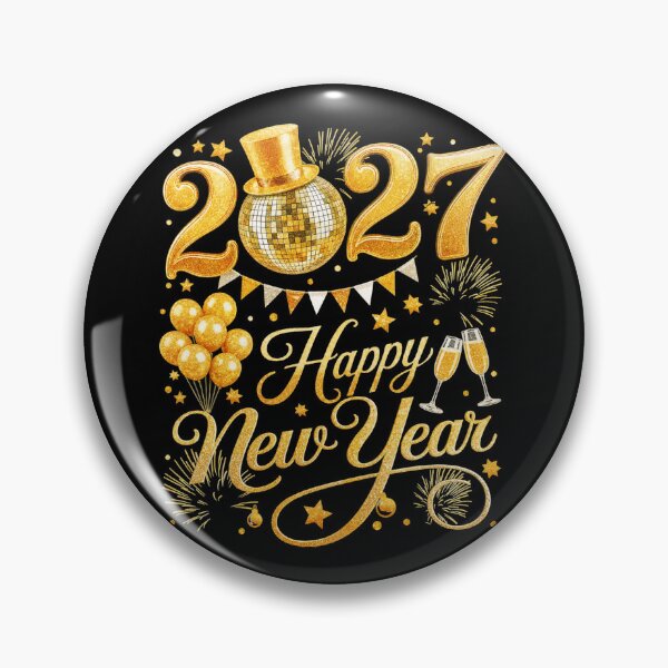 Item preview, appy New Year 2027 Disco Ball Fireworks NYE designed and sold by elongatedjazz.