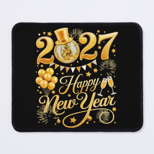 Item preview, appy New Year 2027 Disco Ball Fireworks NYE designed and sold by elongatedjazz.