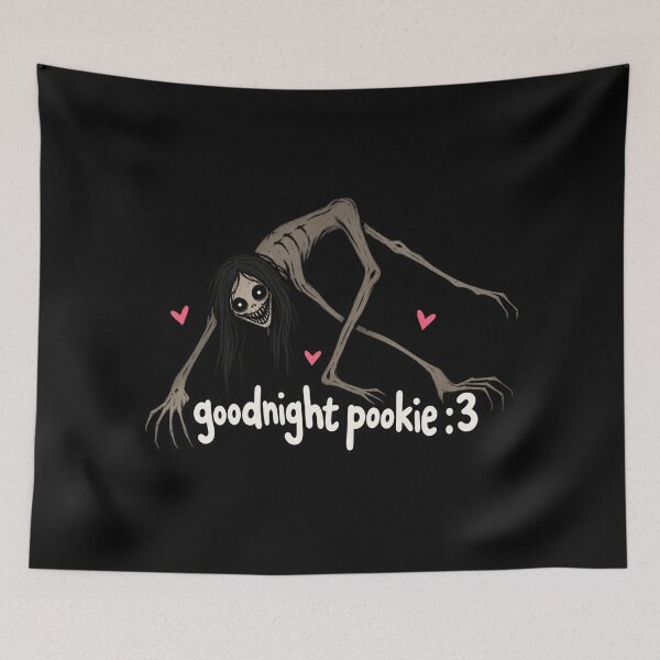 Item preview, Goodnight Pookie Cute Creepy Horror Monster designed and sold by MonkiFlipp.
