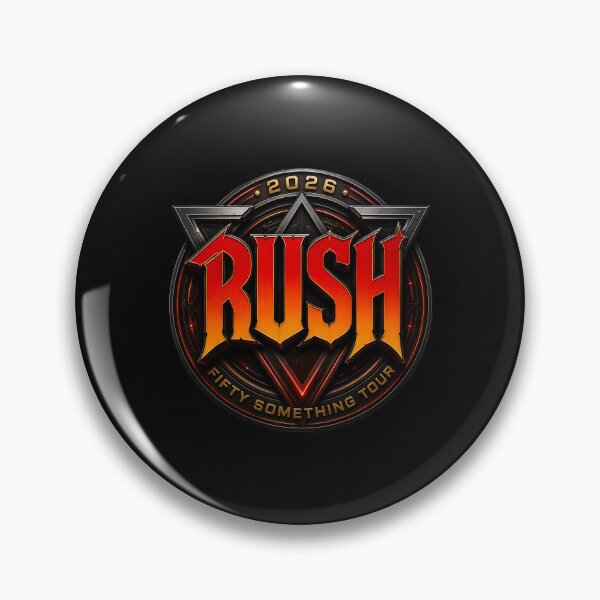 Item preview, RUSH 2026 FIFTY SOMETHING TOUR Emblem designed and sold by candicinnert.