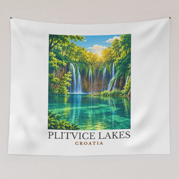 Item preview, Plitvice Lakes - Croatia designed and sold by GoodOldVintage.