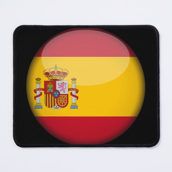 Item preview, Spanish 3D Round Flag Spain Pride Design designed and sold by yazdogs.
