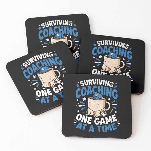 Item preview, Cute Coach Humor Surviving Coaching Game SEP-485 designed and sold by noberic.